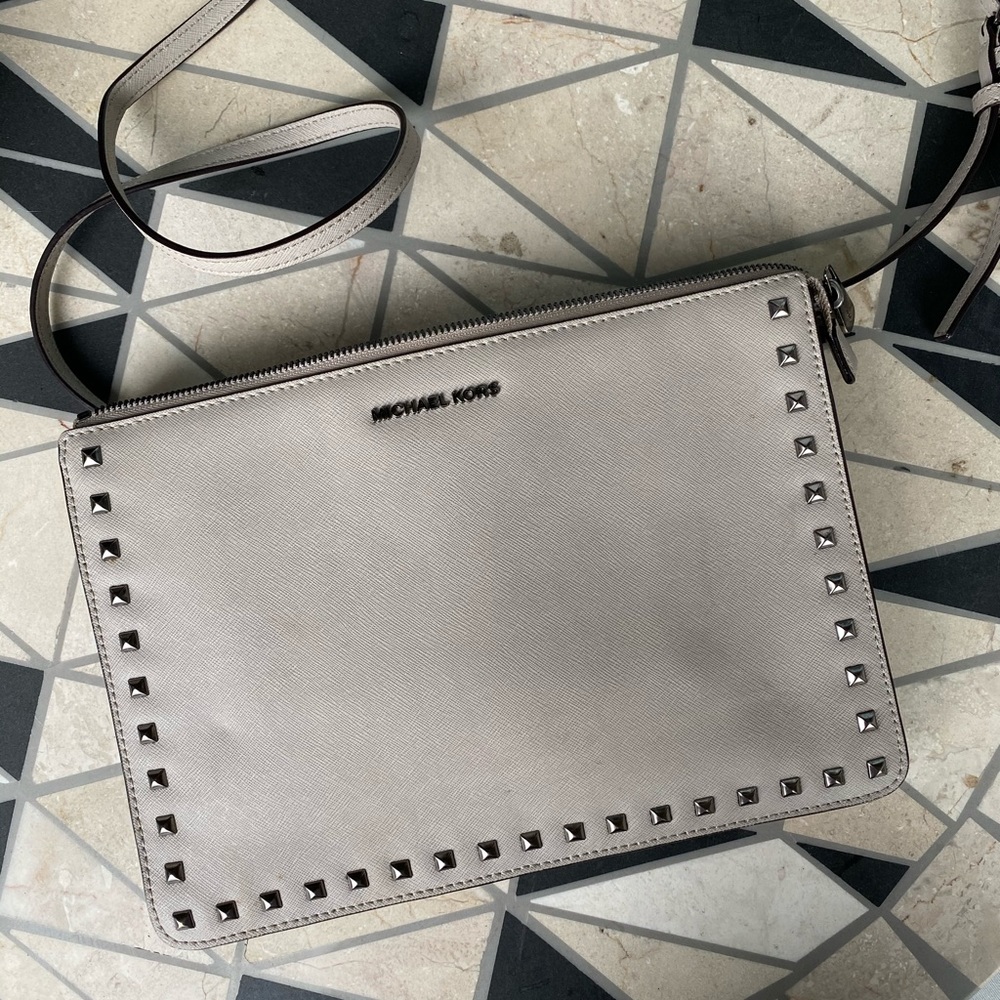 Michael Kors studded cross body bag